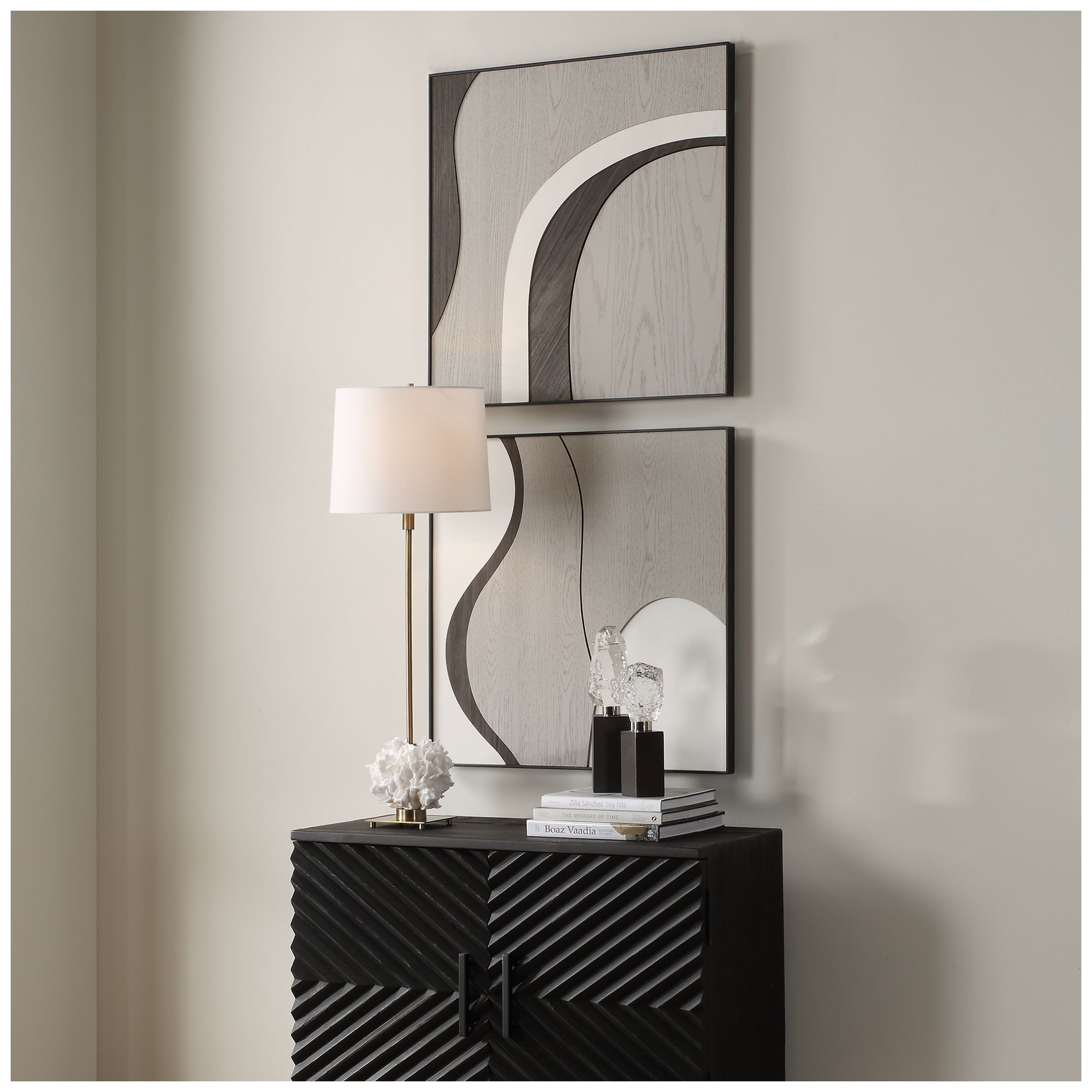 Image 3 Uttermost Joel 2-Piece Wood Wall Decor more views