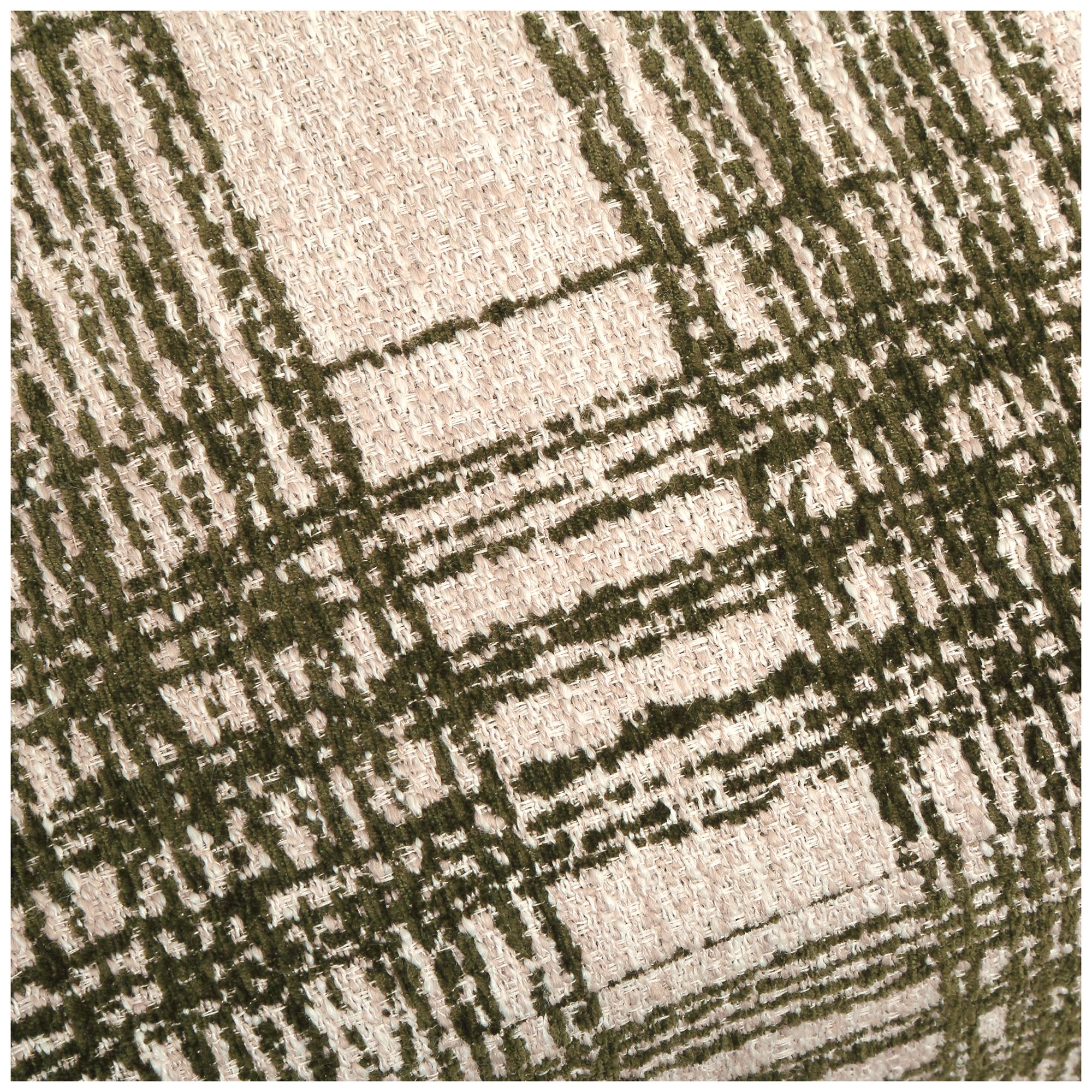 Image 5 Uttermost Joie 18" Ireland Plaid Fabric Ottoman more views