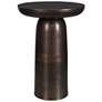 4_Uttermost Joppa 21" H x 15" W Golden Dark Bronze Outdoor Accent Table more views