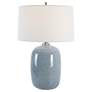 3_Uttermost Jubilee Sky Blue Glaze Ceramic Table Lamp