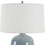 7_Uttermost Jubilee Sky Blue Glaze Ceramic Table Lamp more views