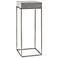 Uttermost Jude 36" High Modern Silver Steel and Concrete Plant Stand