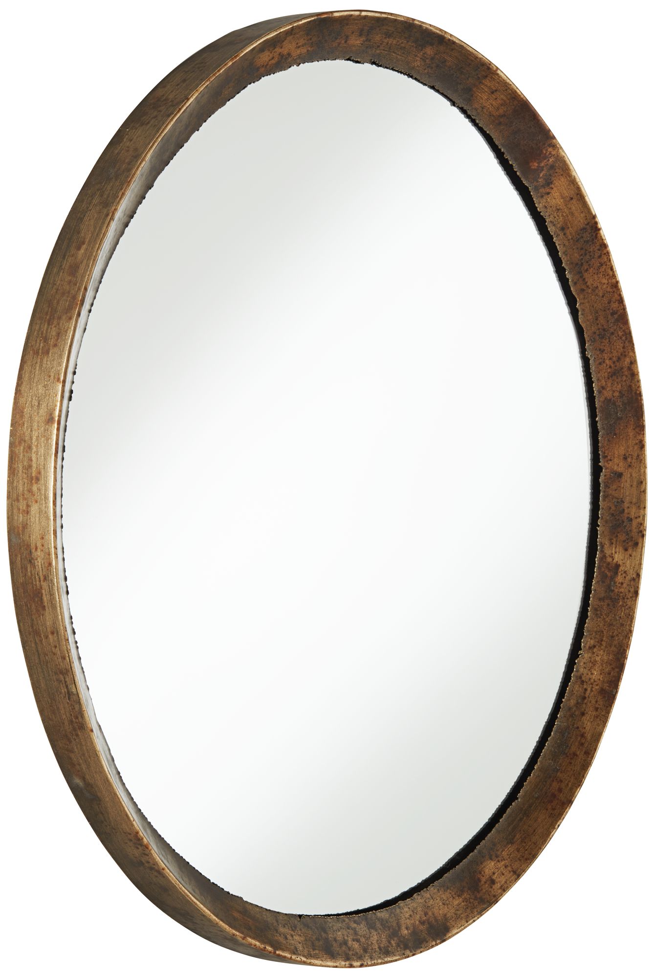 Image 5 Uttermost Julian Jagged Edge 34" Round Wall Mirror more views