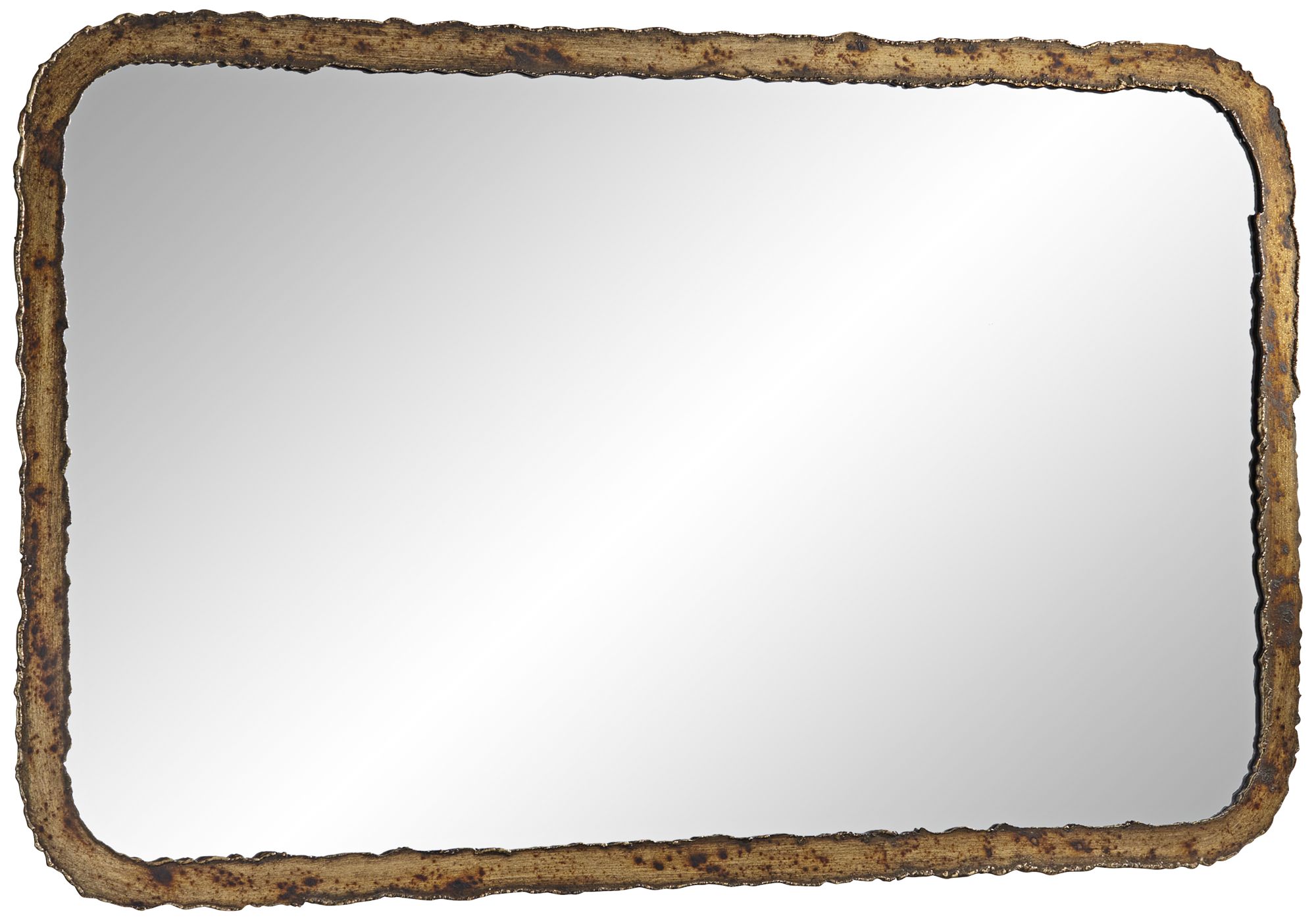 Uttermost Julian Oxidized Bronze 24" x 40" Rectangular Mirror in scene