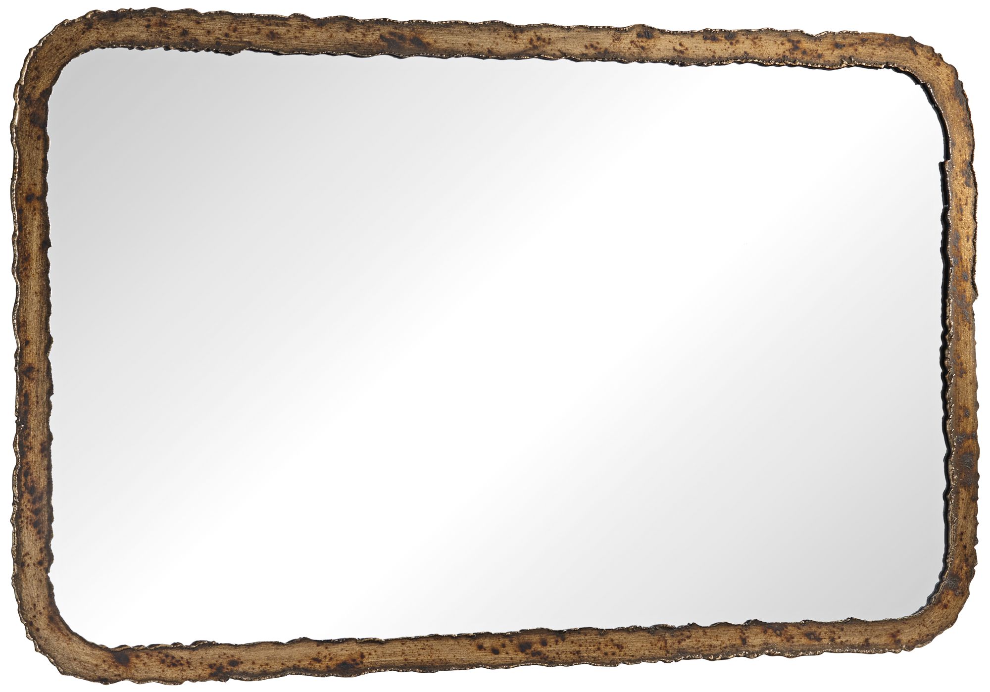 Uttermost Julian Oxidized Bronze 24" x 40" Rectangular Mirror in scene