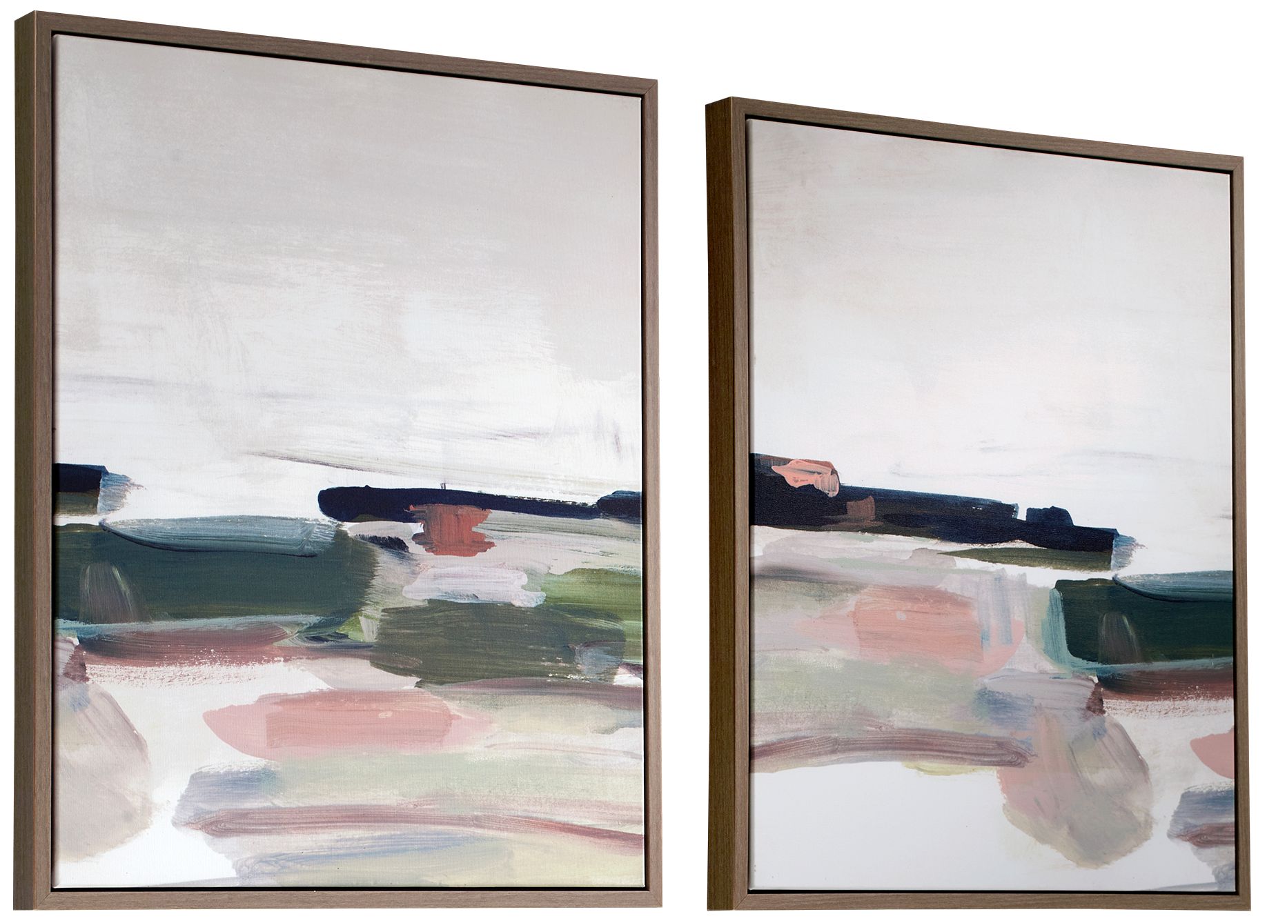 Image 3 Uttermost Just Peaking 2-Piece Framed Canvas Wall Art more views