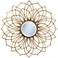 Uttermost Kahlia 34" Round Metal Wall Mirror