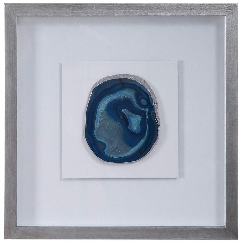 Image 2 Uttermost Kalia 19 3/4 inch Square Agate Shadow Box Wall Art