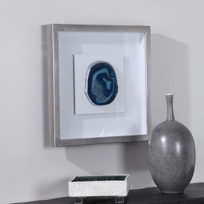 Image 5 Uttermost Kalia 19 3/4" Square Agate Shadow Box Wall Art more views
