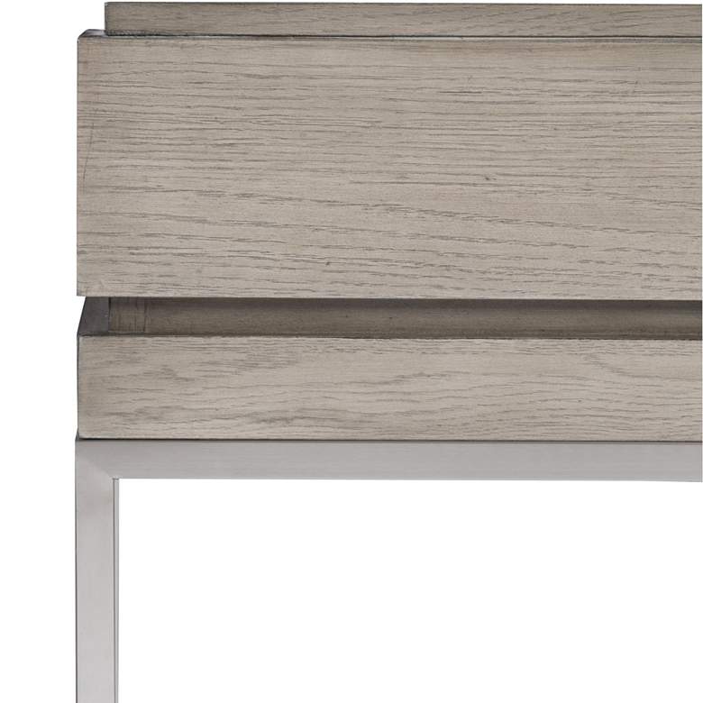 Image 6 Uttermost Kamala 54"W Mushroom Gray 2-Drawer Console Table more views
