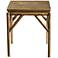 Uttermost Kanti Square Champagne and Weathered Oak End Table