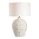 Uttermost Karena 27" High Distressed Ivory Table Lamp