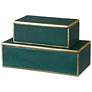 2_Uttermost Karis Emerald Green Decorative Boxes Set of 2