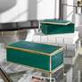 3_Uttermost Karis Emerald Green Decorative Boxes Set of 2 more views