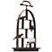 Uttermost Kase Antique Gunmetal Pillar Candle Holder