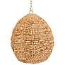 4_Uttermost Kauri 18" Wide 1 Lt Natural Wood Bead Pendant more views