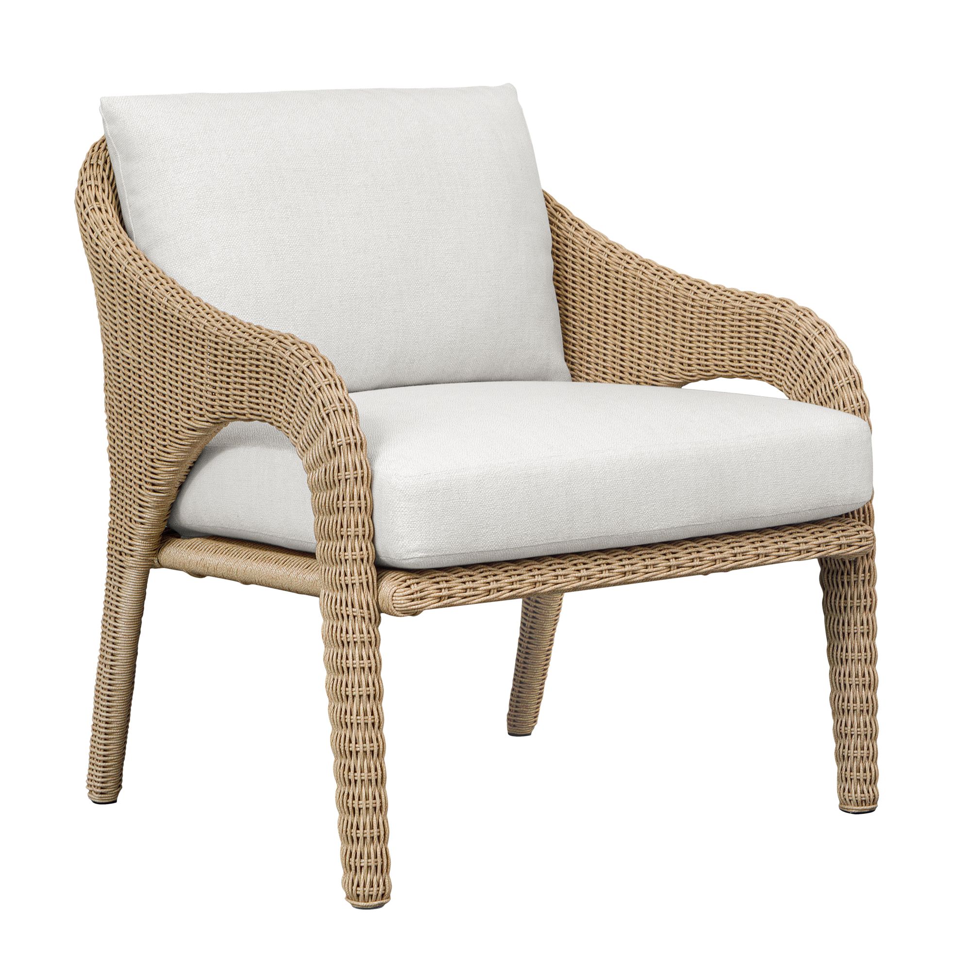 Uttermost Kavali Natural Wrapped Outdoor Lounge Chair