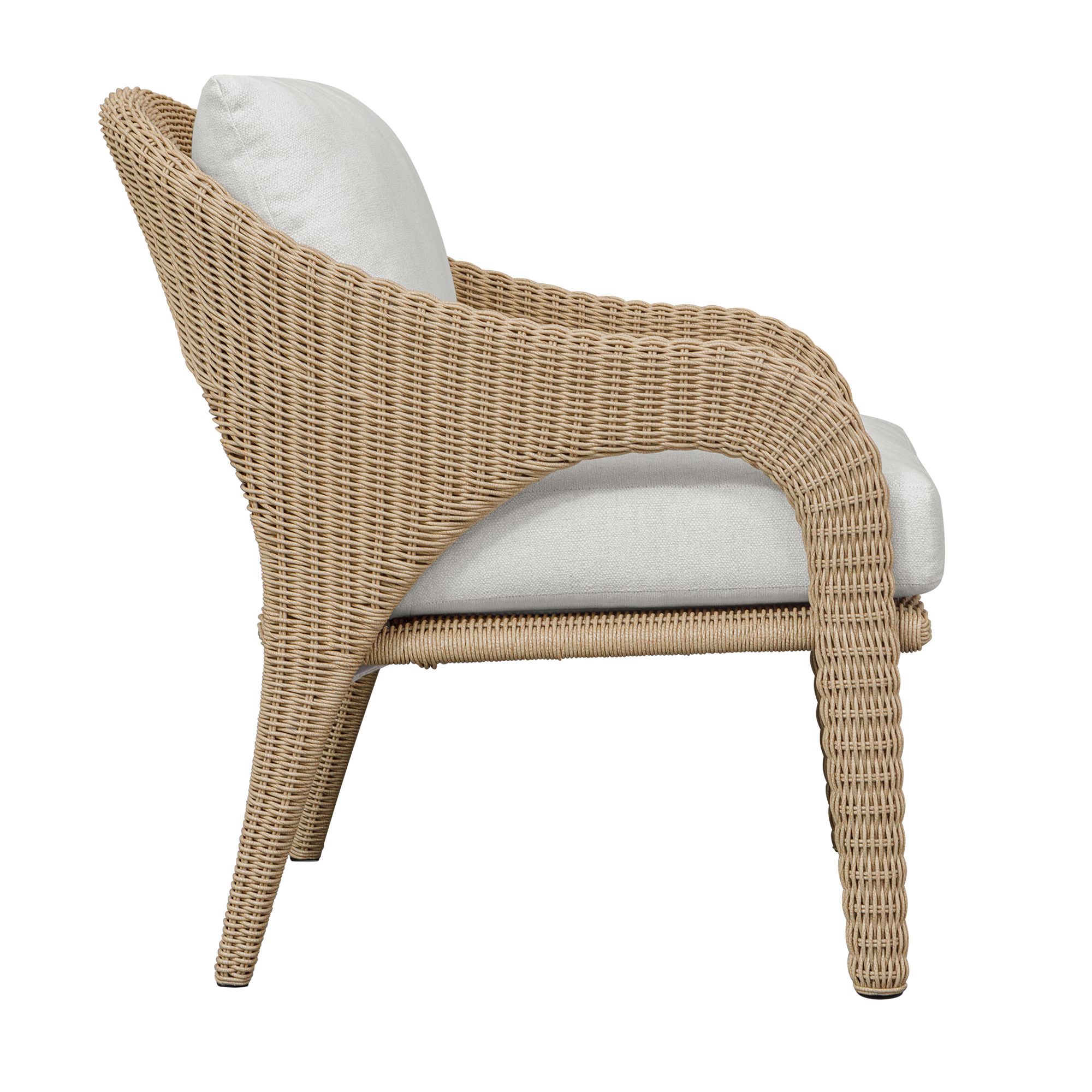 Uttermost Kavali Natural Wrapped Outdoor Lounge Chair