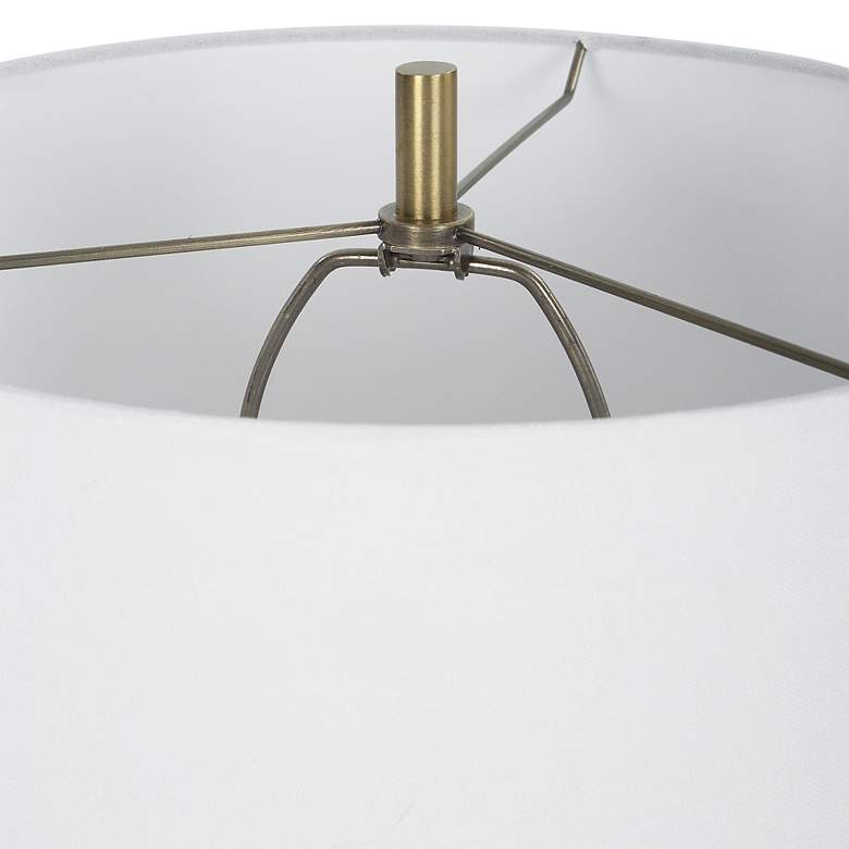 Image 7 Uttermost Kavos 31" Navy Blue Gloss Glaze Ceramic Table Lamp more views