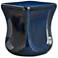 Uttermost Kaz 18 1/4" H x 15" W Deep Blue Outdoor Garden Stool
