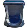4_Uttermost Kaz 18 1/4" H x 15" W Deep Blue Outdoor Garden Stool more views