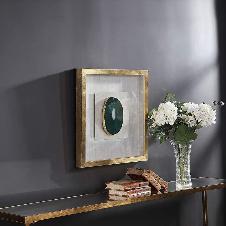 Image 4 Uttermost Keeva 19 3/4" Square Shadow Box Framed Wall Art more views