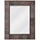 Uttermost Kele Bohemian-Style Wood 30" x 40 1/4" Wall Mirror