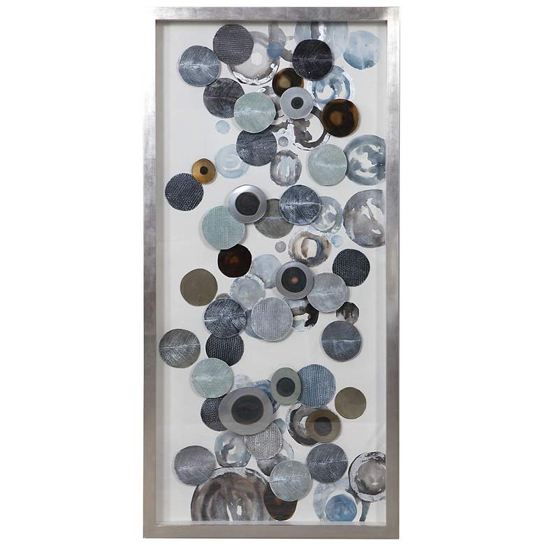 Image 2 Uttermost Kella 58 1/2"W Shadow Box Framed Metal Wall Art