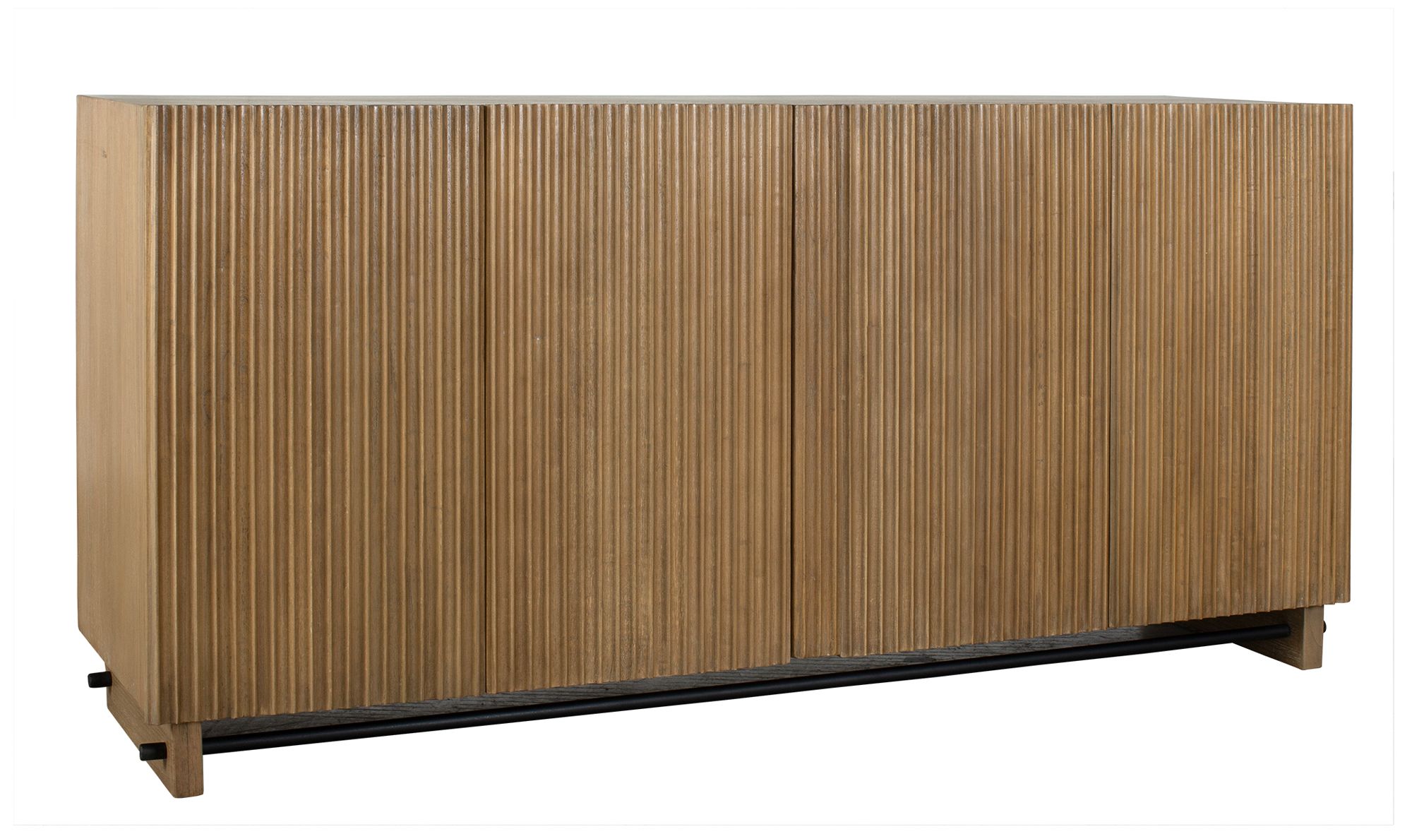 Image 4 Uttermost Kellem 64" Wide 4 Door Cabinet more views