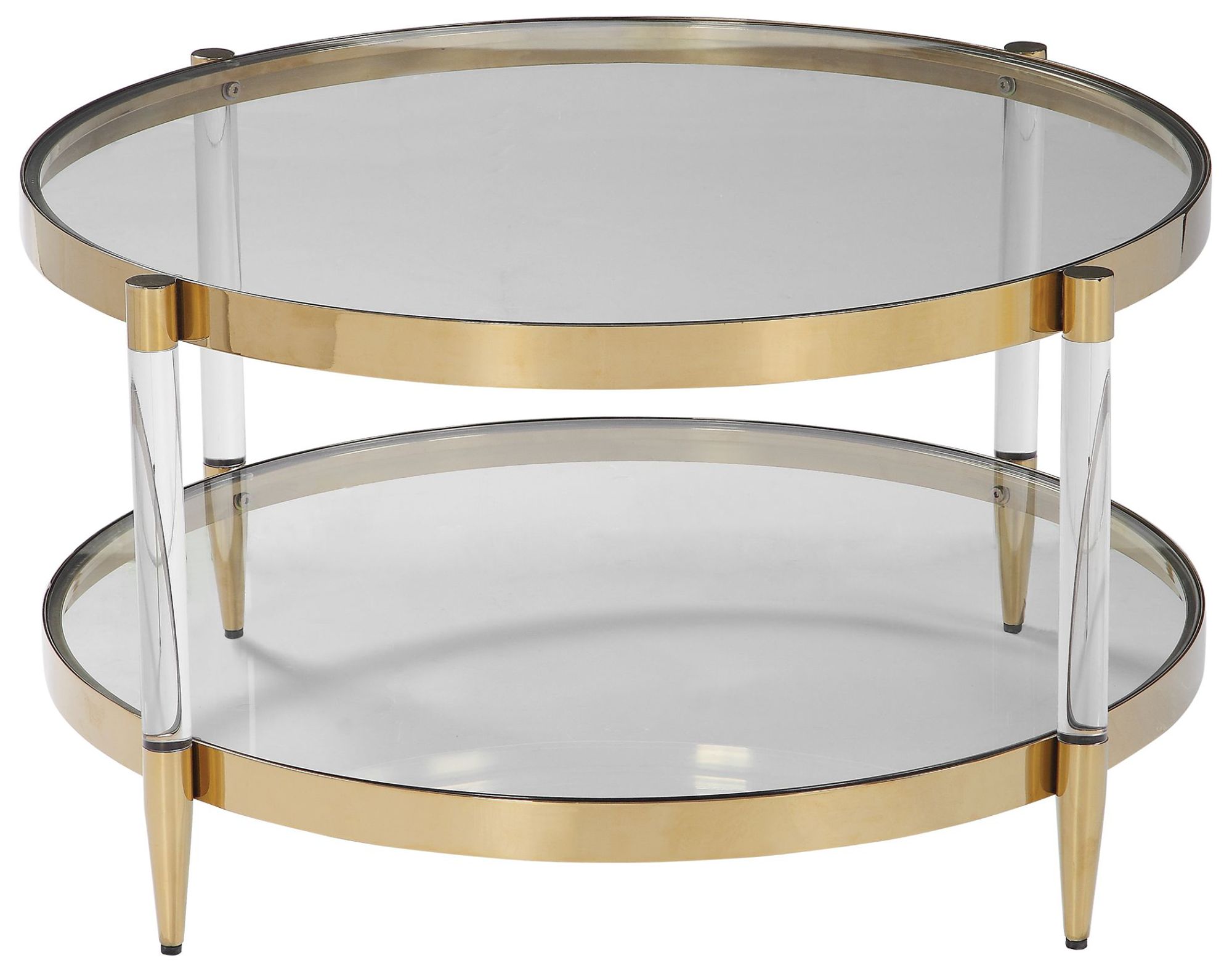 Image 2 Uttermost Kellen Glass Coffee Table
