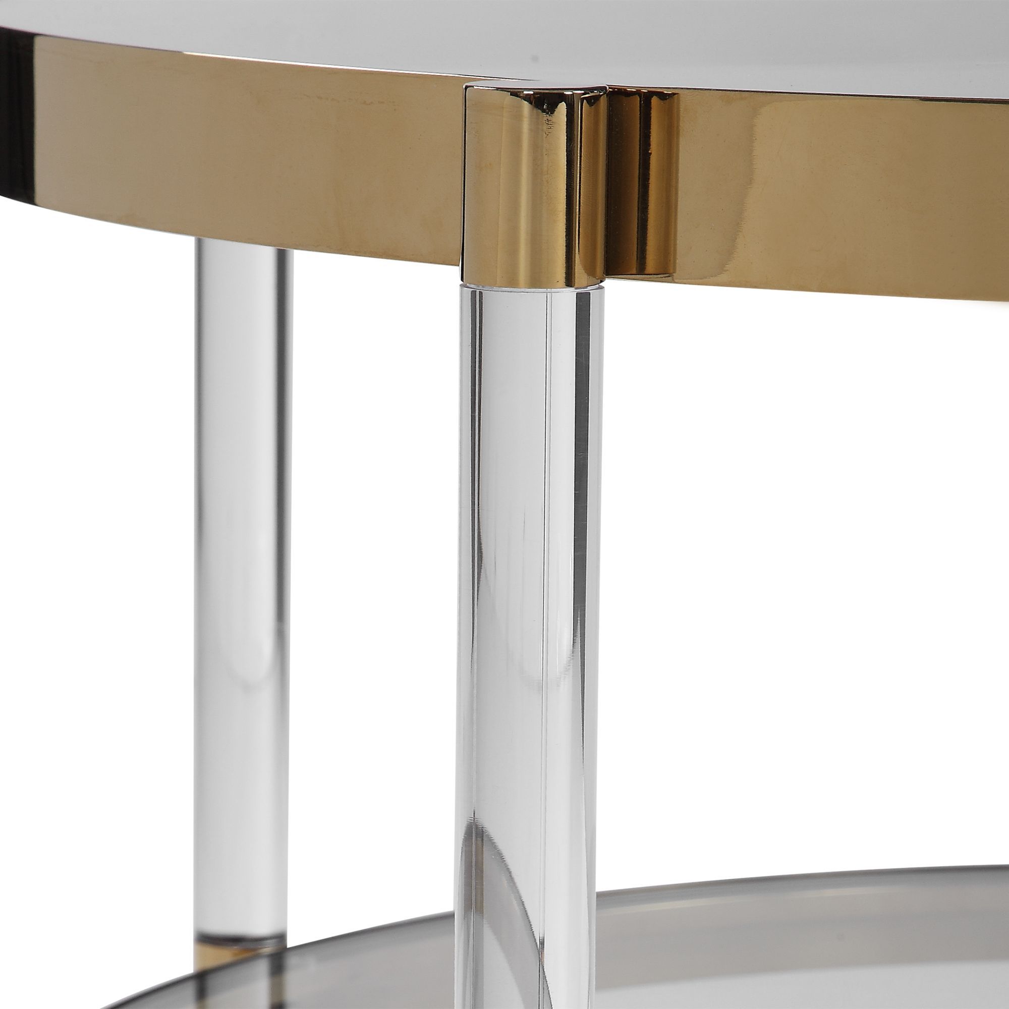 Image 4 Uttermost Kellen Glass Coffee Table more views