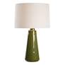 2_Uttermost Kelley 28 3/4" High Modern Moss Green Ceramic Table Lamp