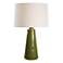 Uttermost Kelley 28 3/4" High Modern Moss Green Ceramic Table Lamp
