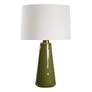 4_Uttermost Kelley 28 3/4" High Modern Moss Green Ceramic Table Lamp more views