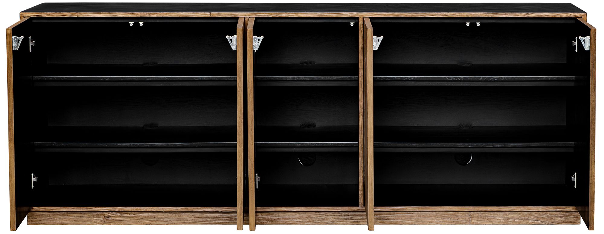 Image 3 Uttermost Kelvin 5 Door Wood Cabinet more views