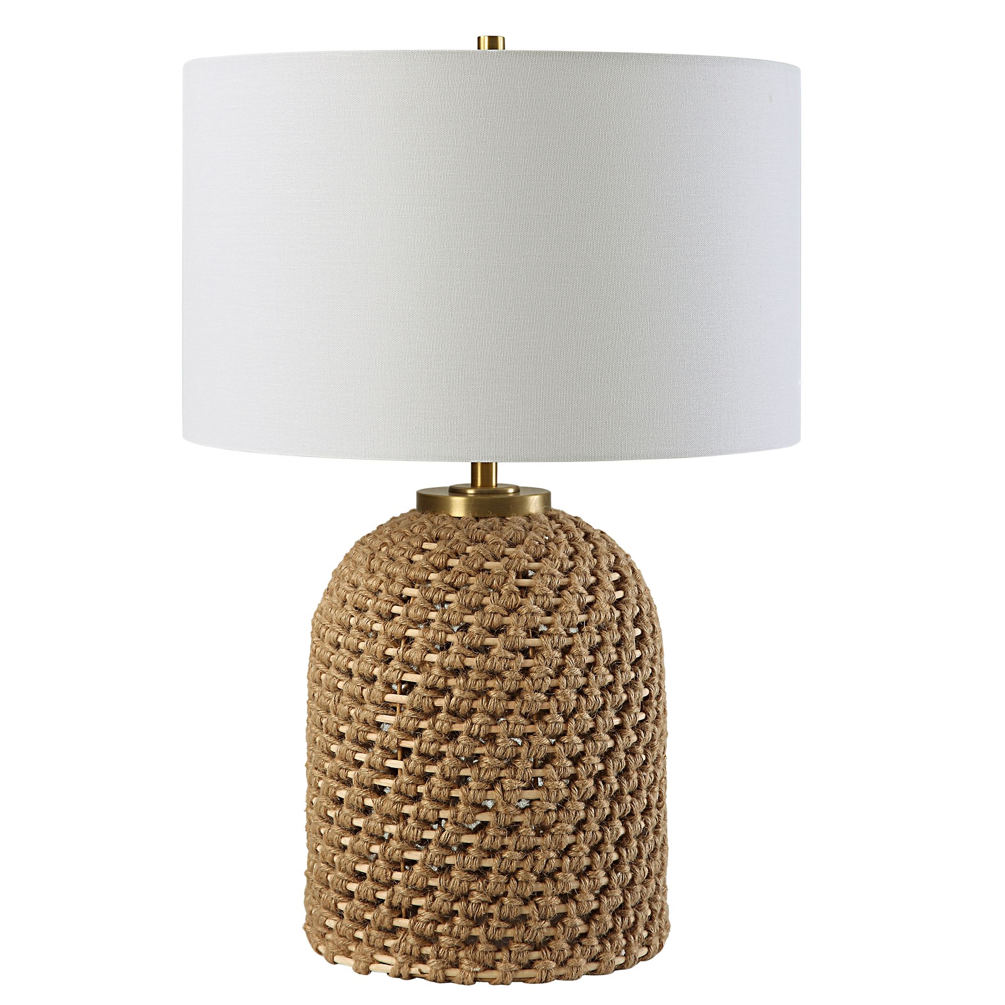 Image 4 Uttermost Kendari 24 3/4" High Knotted Rope Table Lamp more views