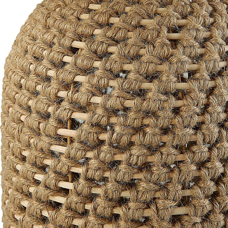 Image 5 Uttermost Kendari Natural Knotted Rope Table Lamp more views