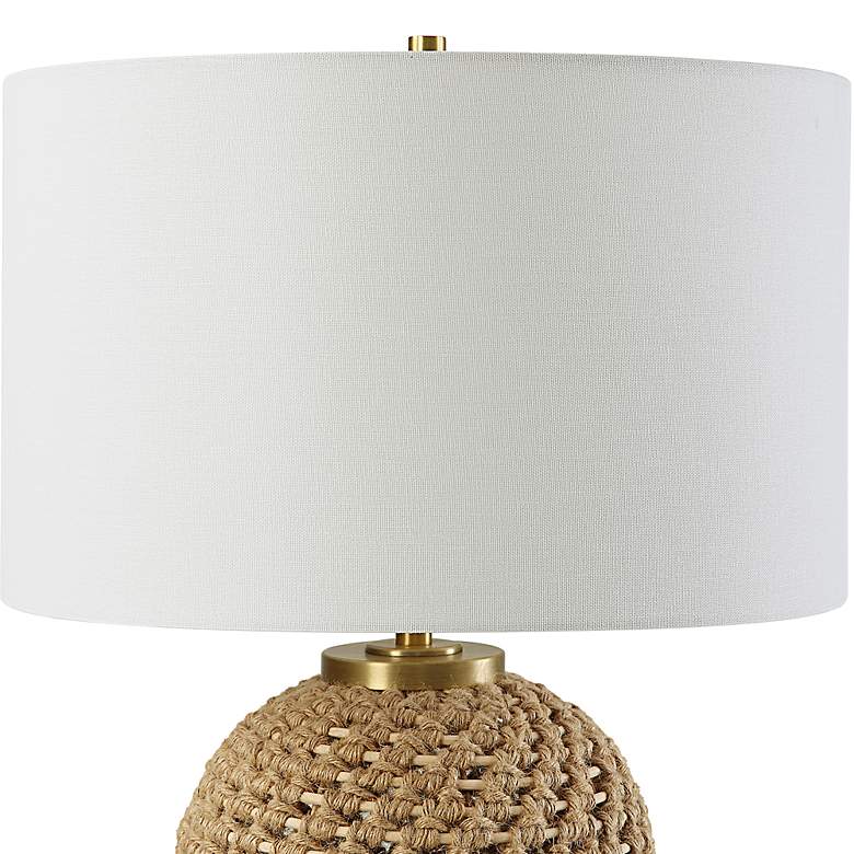 Image 6 Uttermost Kendari Natural Knotted Rope Table Lamp more views