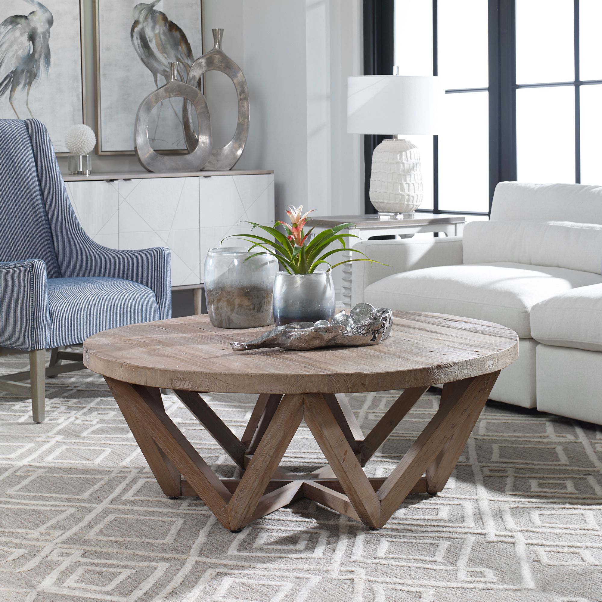 Image 5 Uttermost Kendry Reclaimed Wood Coffee Table more views