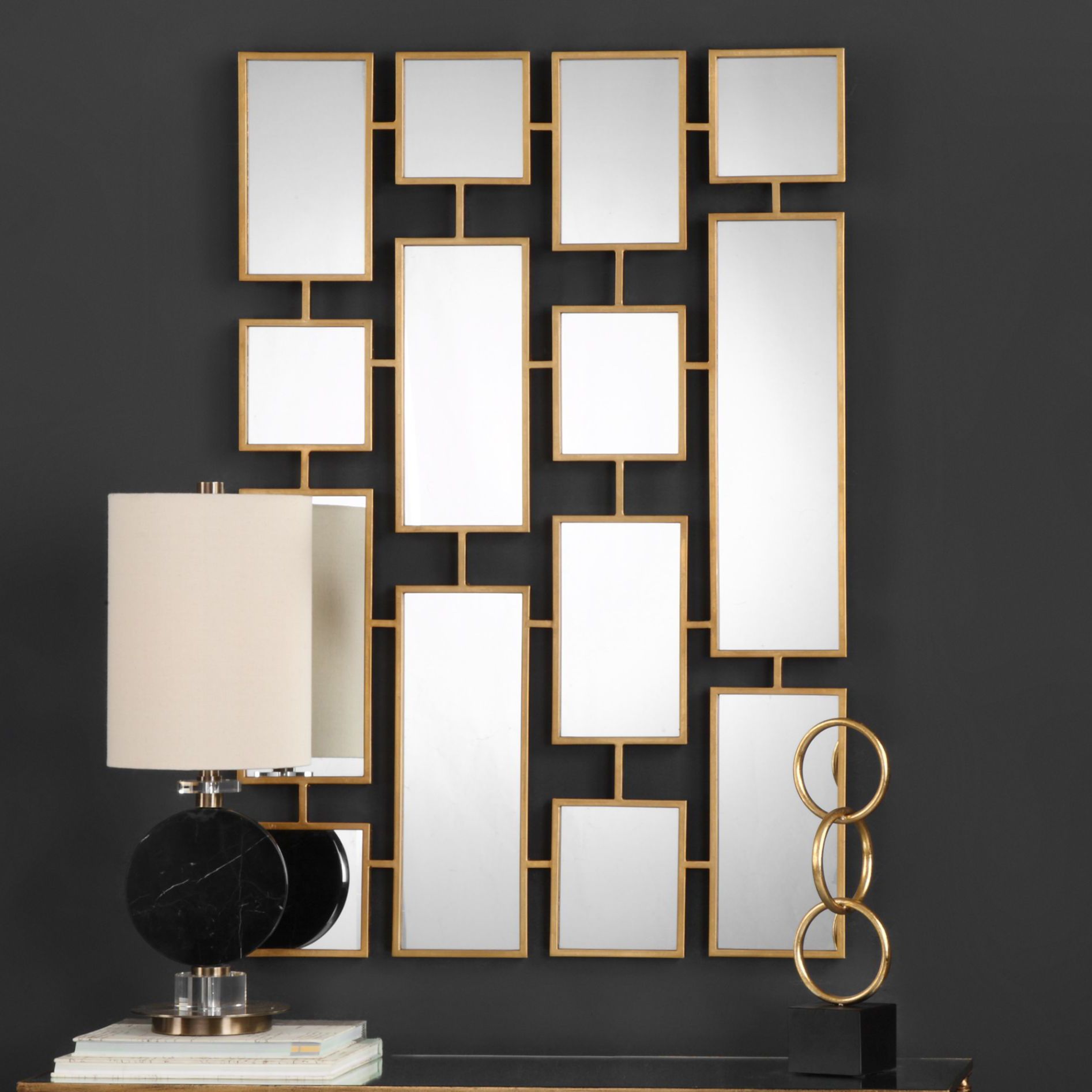 Uttermost Kennon Antiqued Gold Leaf 32