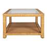 3_Uttermost Kensing 42" Wide Natural Coffee Table more views