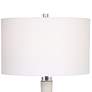 Uttermost Kently 34" High White Marble Long Neck Table Lamp