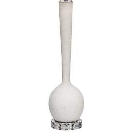 Image4 of Uttermost Kently 34" High White Marble Long Neck Table Lamp more views