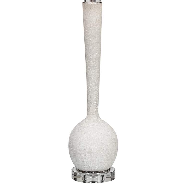 Image 4 Uttermost Kently 34" High White Marble Long Neck Table Lamp more views