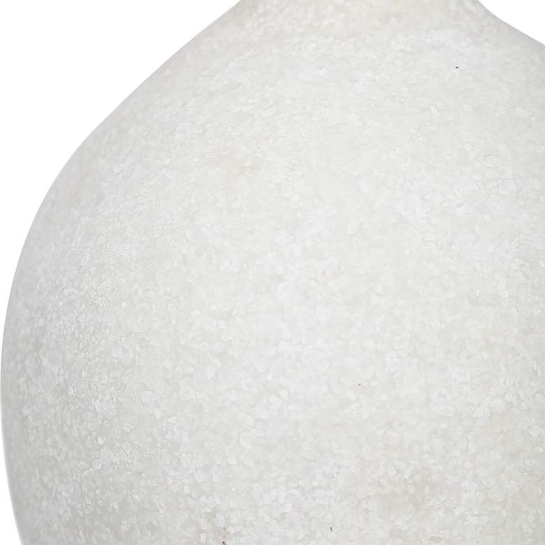 Image 6 Uttermost Kently 34" High White Marble Long Neck Table Lamp more views