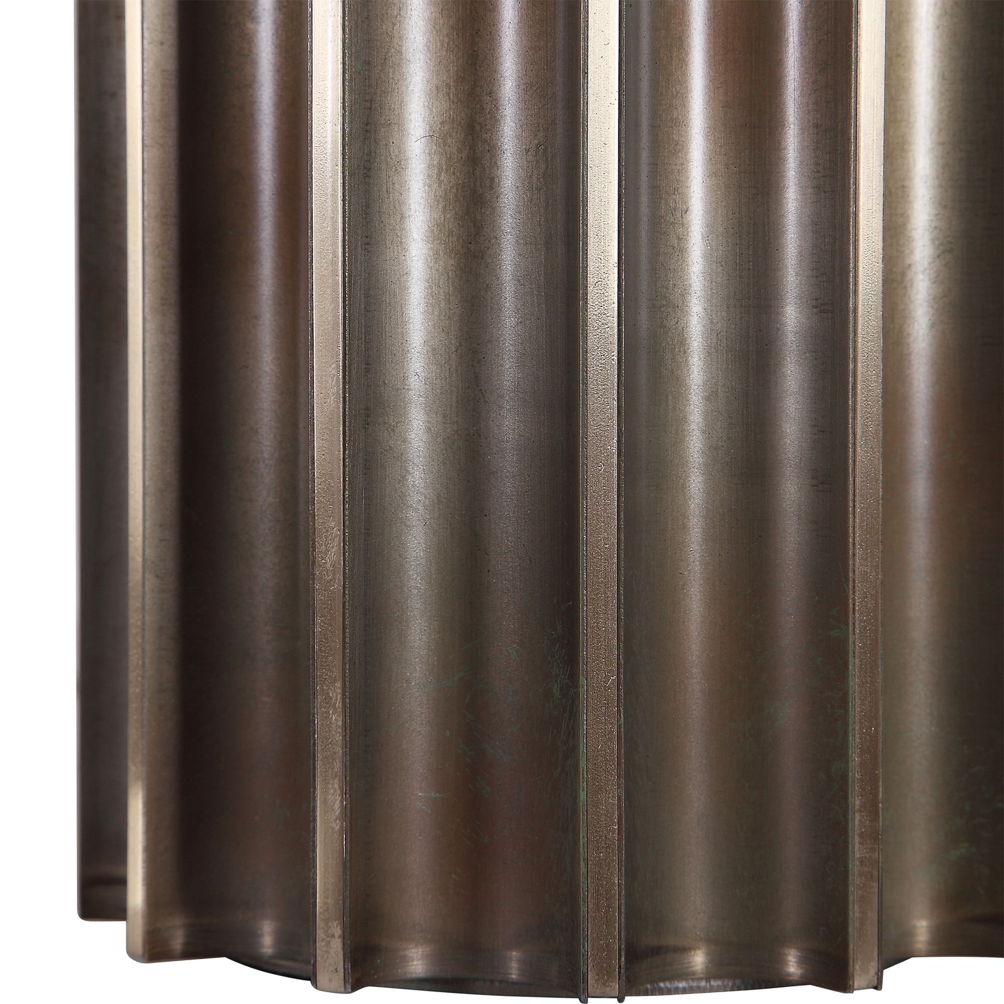 Image 4 Uttermost Khalio 27.5-in Aged Gunmetal Table Lamp more views