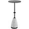 Uttermost Kincaid 24" High Metal and Marble Drink Table
