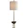Uttermost Kiota 34" Brushed Brass Plated Buffet Table Lamp