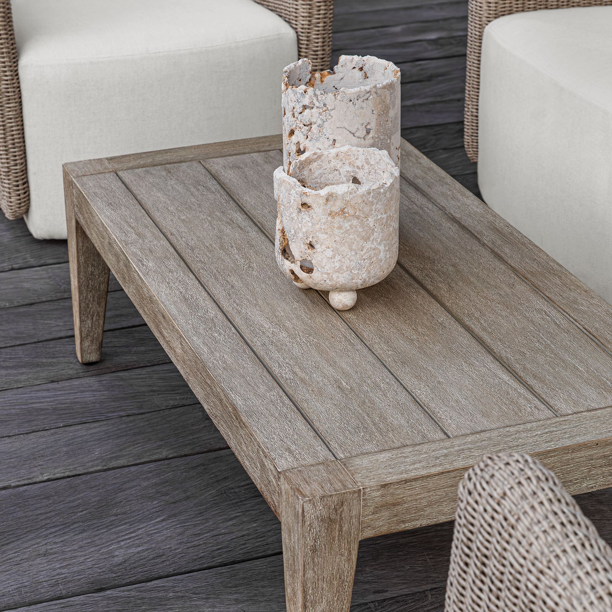Image 6 Uttermost Kirkham 48" Wide Outdoor Coffee Table more views