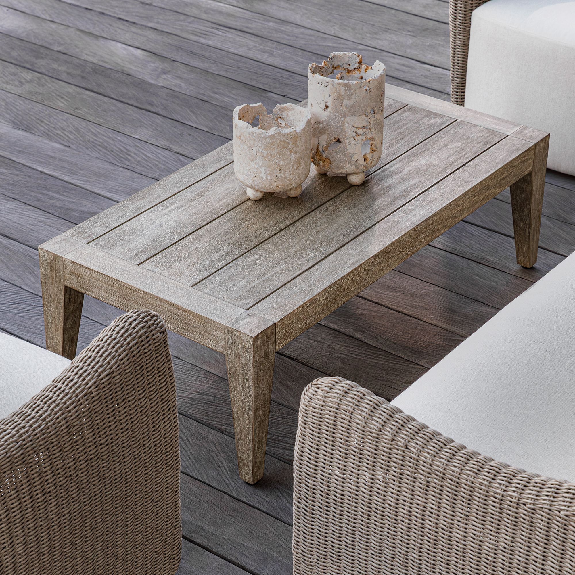 Image 7 Uttermost Kirkham 48" Wide Outdoor Coffee Table more views
